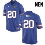 Men's Florida Gators #20 Marcus Maye NCAA Nike Blue Authentic Stitched College Football Jersey KTB6062BR